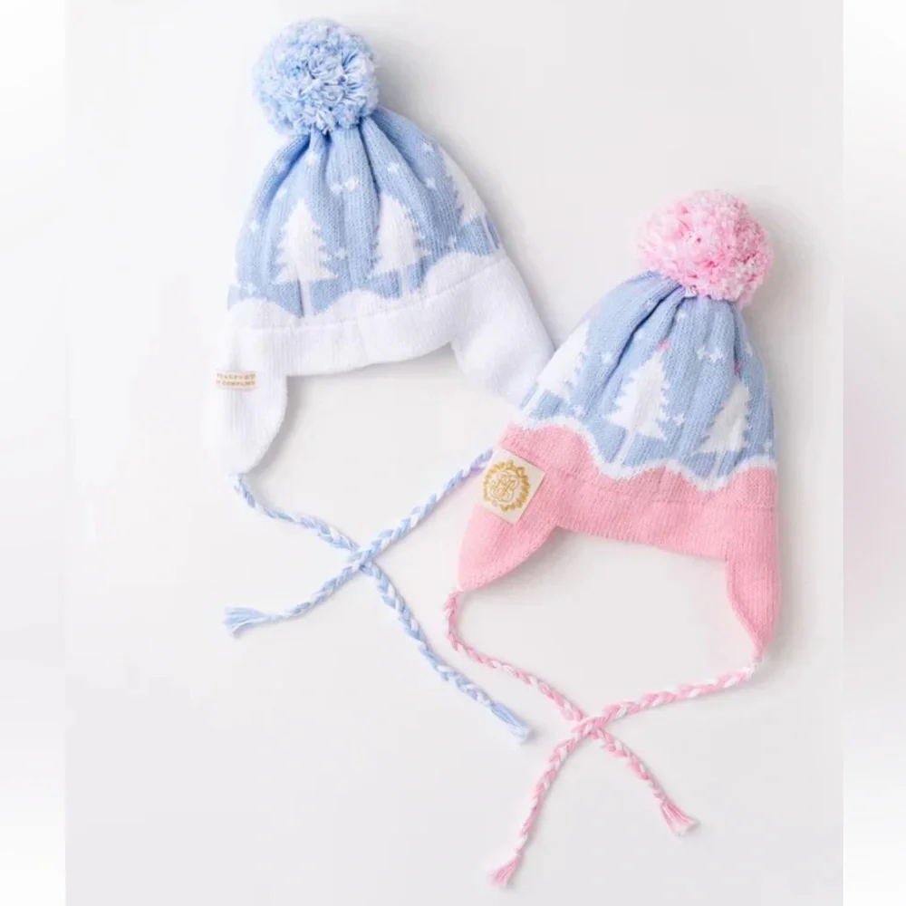 The Beaufort Bonnet Company Parrish Pom Pom Hat. Size 6-18 months.